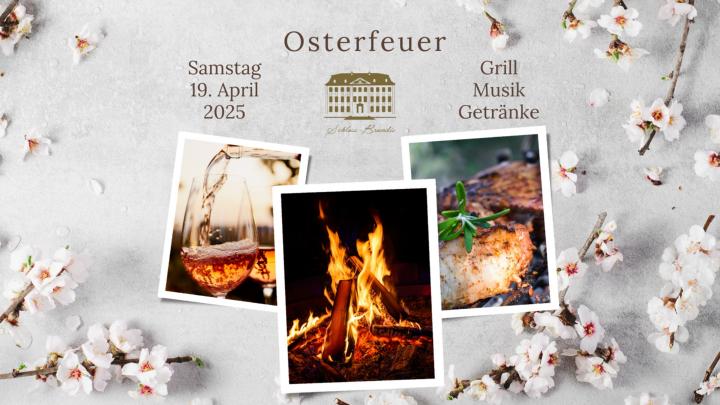 Osterfeuer Schlosspark Brandis 2025