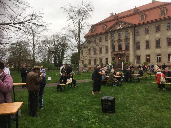 Osterfeuer Schlosspark Brandis 2025