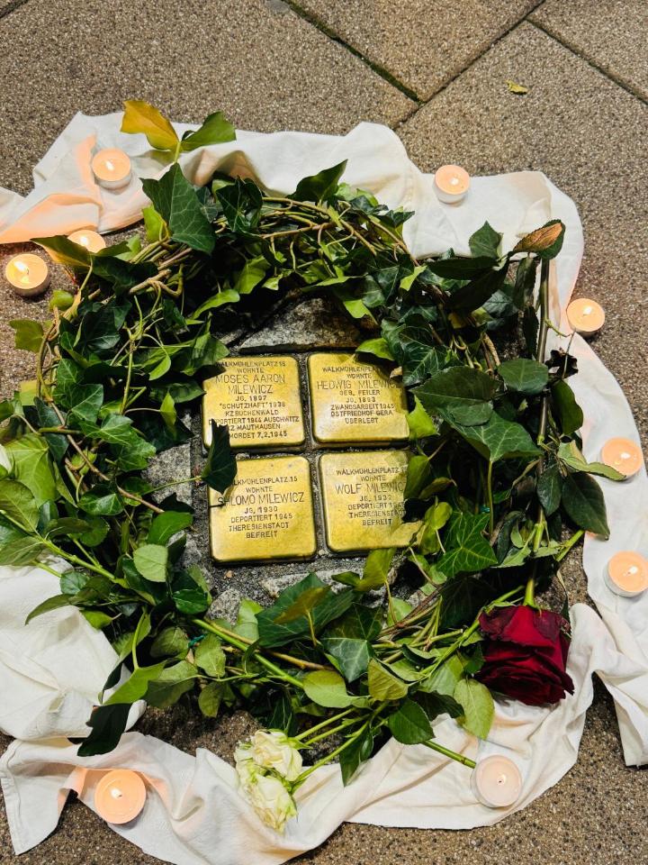 Stolperstein Gera - Fam MILEWICZ