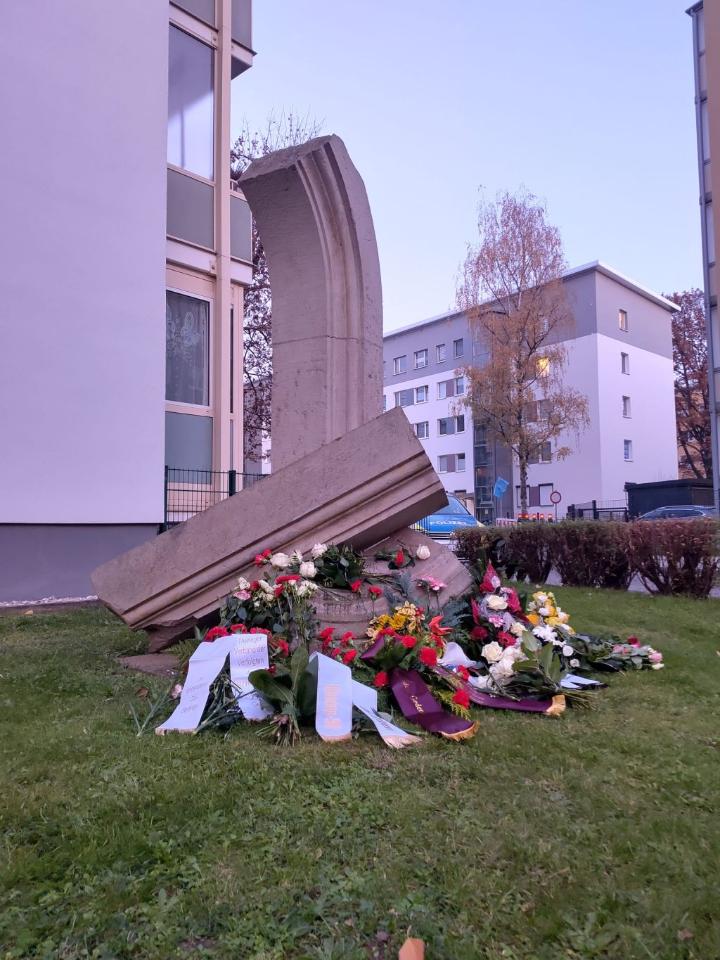 Synagogendenkmal Gera am 9.November 2024, Foto: VOLKMER